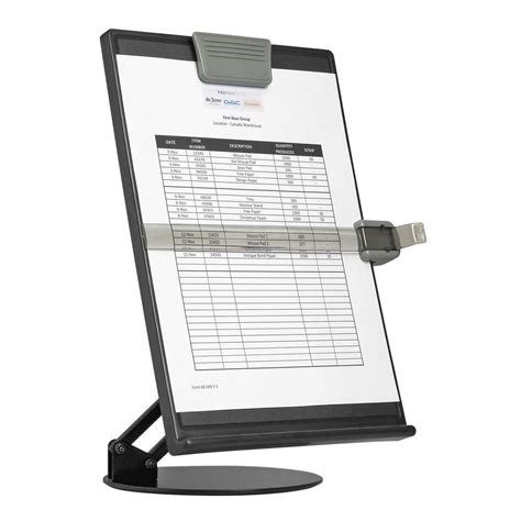 adjustable document holder for desk.